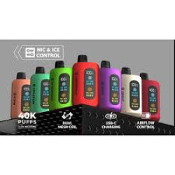 BLVK ELITE 40K DISPOSABLE VAPE (ICE & NIC ADJUSTABLE)
