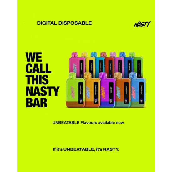 Nasty Bar 9000 Puffs & NastyX disposable vape